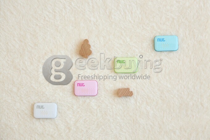 New Nut2 Update Mini Nut3 Smart Finder Bluetooth WiFi Tracker GPS Locator Wallet Phone Key Anti-lost Alarm - White