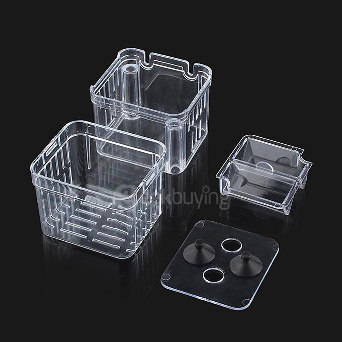 Eco-Friendly Fish Incubator Breeding Boxes Aquarium Accessories Isolation Box General Feeder - Transparent
