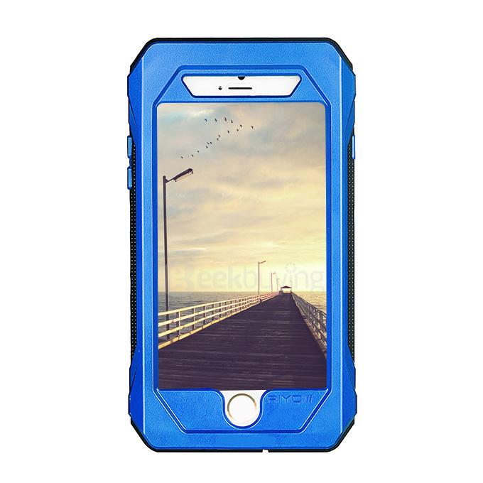 RIYO Waterproof Shockproof Dirtproof SnowProof IP68 Standard Cover Case Protective Case For iPhone 6 Plus / iPhone 6s Plus - Blue
