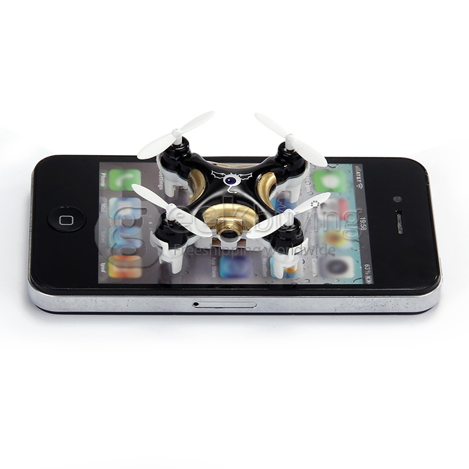 Cheerson CX-10C CX10C Mini Quadcopter 2.4G 4CH 6 Axis Gryo 0.3MP Camera RC Drone With LED RTF - Black