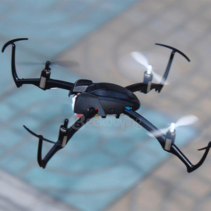 CG023 Mini Drone 2.4G 6 Axis Gryo Headless Mode 3D Rolling 4Way Flip LED RC Quadcopter RTF - Black