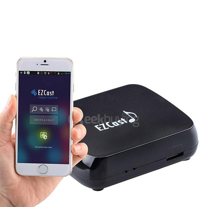M7 Wi-Fi Audio Music Streamer Receiver HD Media Box Wi-Fi Support Qplay DLAN AirPlay EZCast - Black
