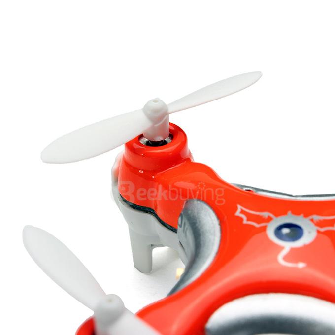 Cheerson CX-10C CX10C Mini Quadcopter 2.4G 4CH 6 Axis Gryo 0.3MP Camera RC Drone With LED RTF - Orange