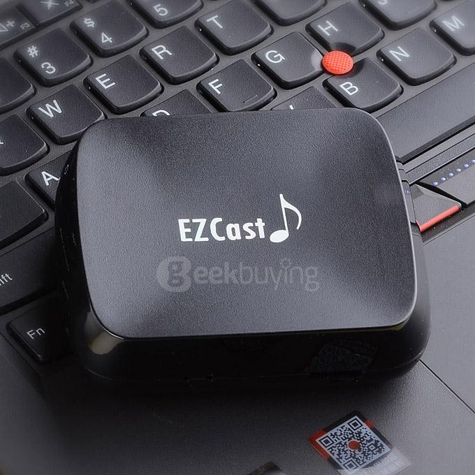 M7 Wi-Fi Audio Music Streamer Receiver HD Media Box Wi-Fi Support Qplay DLAN AirPlay EZCast - Black