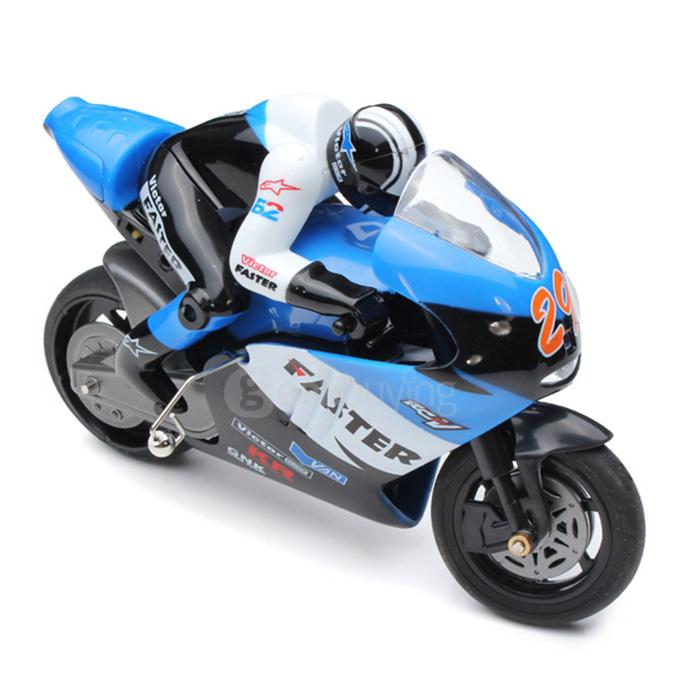 Jinxinda 1/16 Mini Motorcycle Racing Bike 2.4GHz Drift Motor RTR - Blue