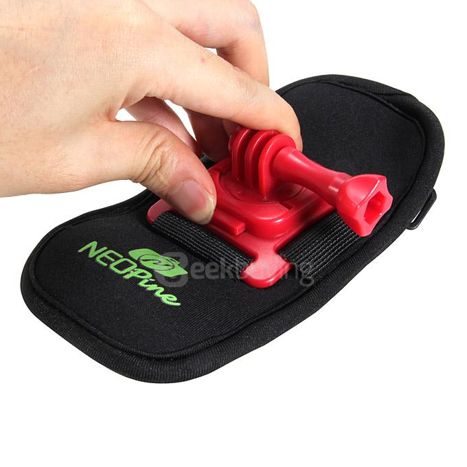 Neopine NSC-1 Adjustable Backpack Mount Camera Accessory For Xiaoyi Yi / Gopro Action Camera - Red