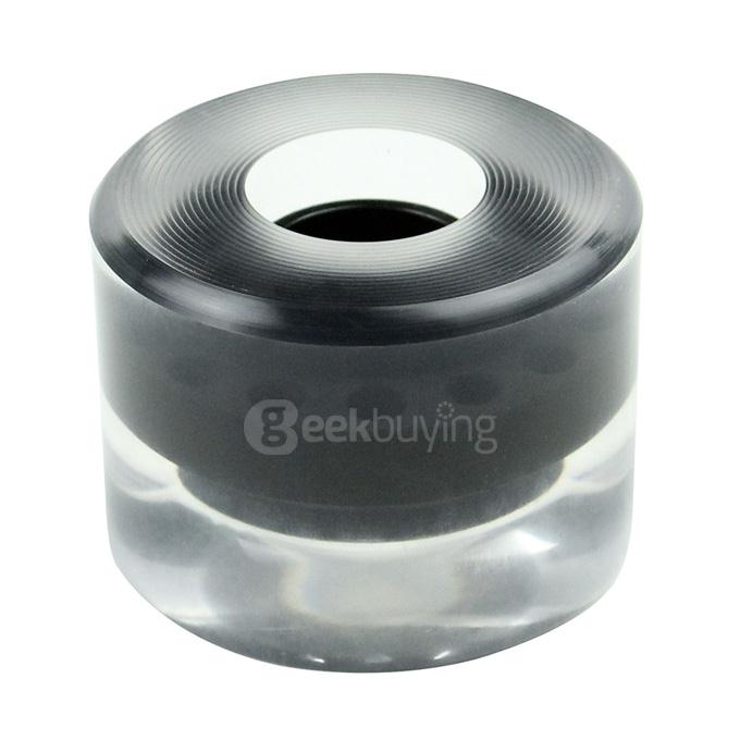 EC-W6045 95A High Strength PU Longboard Skateboard Wheels 60mm*45mm - Black + Transparent (4 PCS)