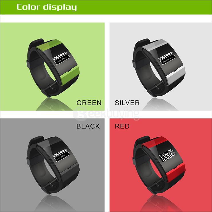 IL06 Smart Bluetooth Watch CSR Chip Dual Mic Multifunctions Smart Bracelet for IOS/Android/Windows - Black