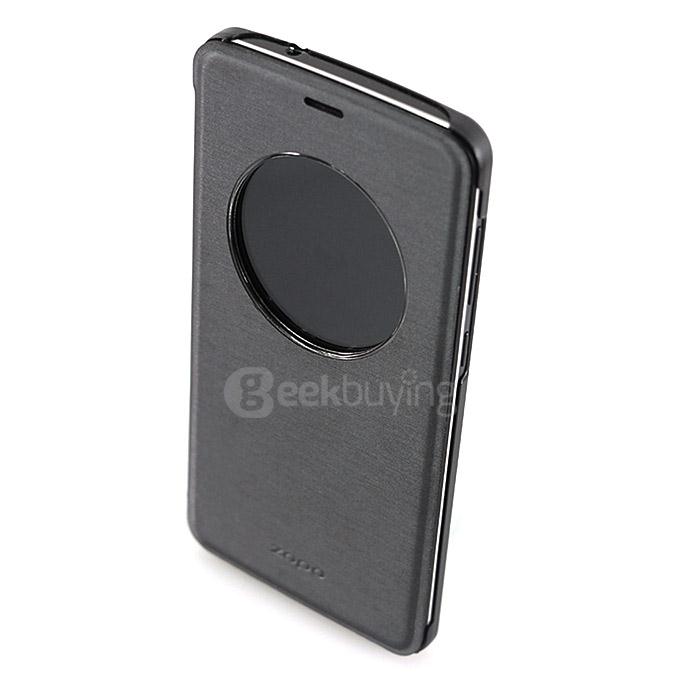 Original Protective PU Leather Hard Flip Cover Shell for ZOPO Speed 7 - Black