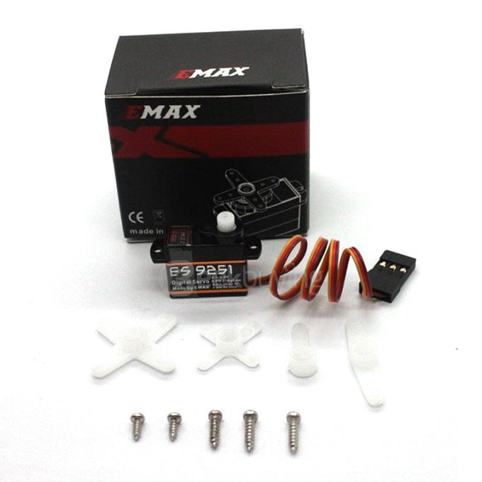Emax ES9251 2.5G Plastic Micro Digital Servo For RC Airplane Aircraft Glider Helicopter