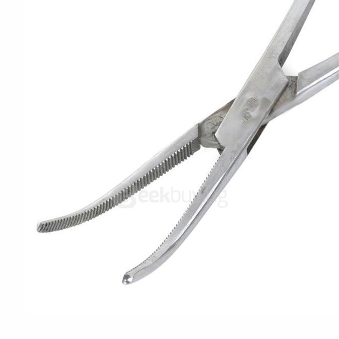 030 Convenient Stainless Steel Angler Pliers Clamp Toolkit For Fishing - Silver + Black