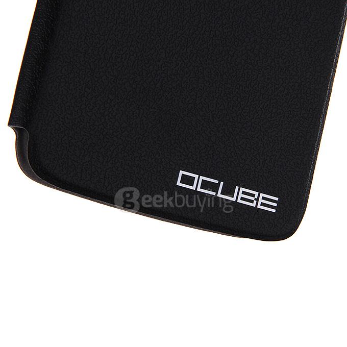 Protective Hard Cover Flip Stand Leather Case for Elephone P8000 Smartphone - Black