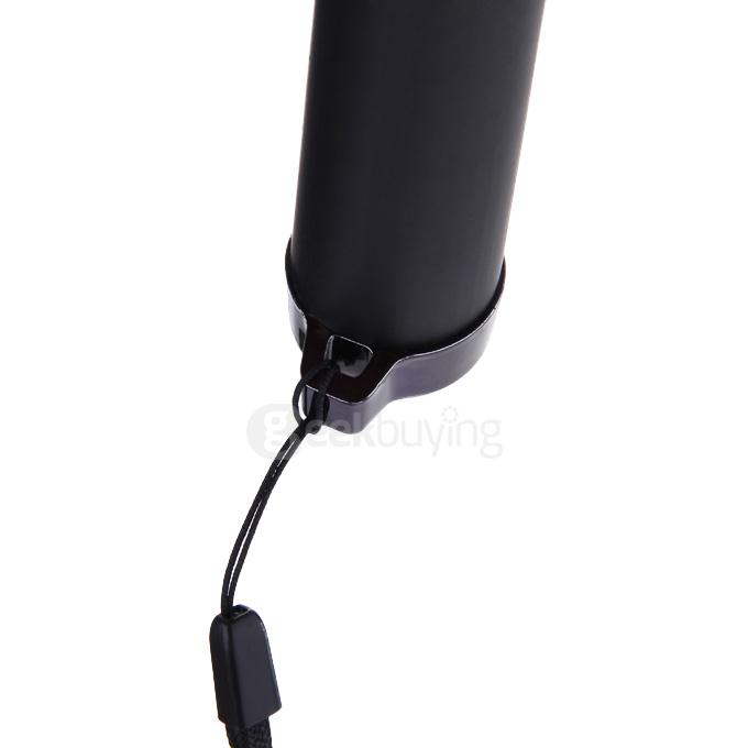 Luxury Wired Self Portrait Selfie Stick Handheld Monopod Extendable Stick For iPhone Samsung HTC Smartphones - Black