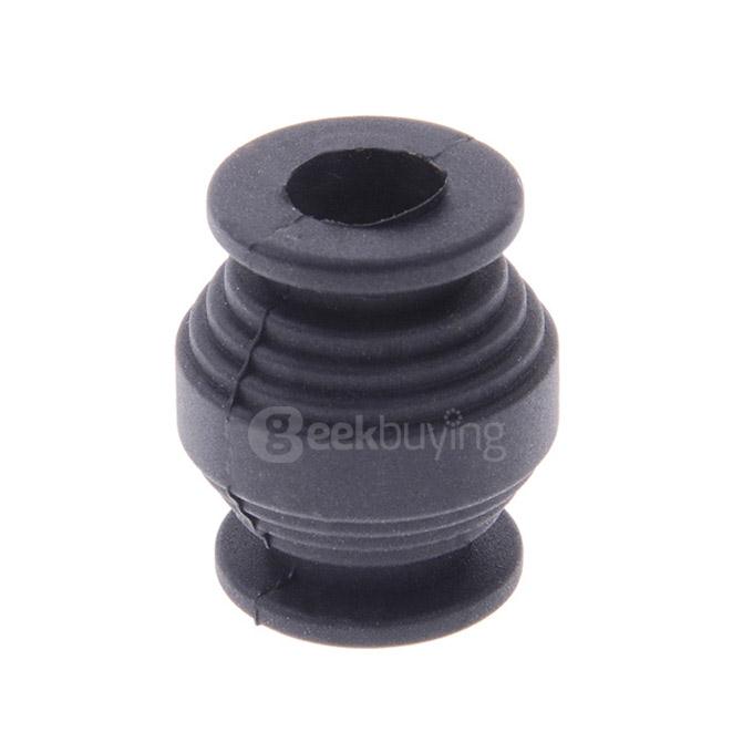 Elastic Dual Head Anti-vibration Rubber Ball Shock Absorber for FPV Gimbal PTZ 10Pcs - Black