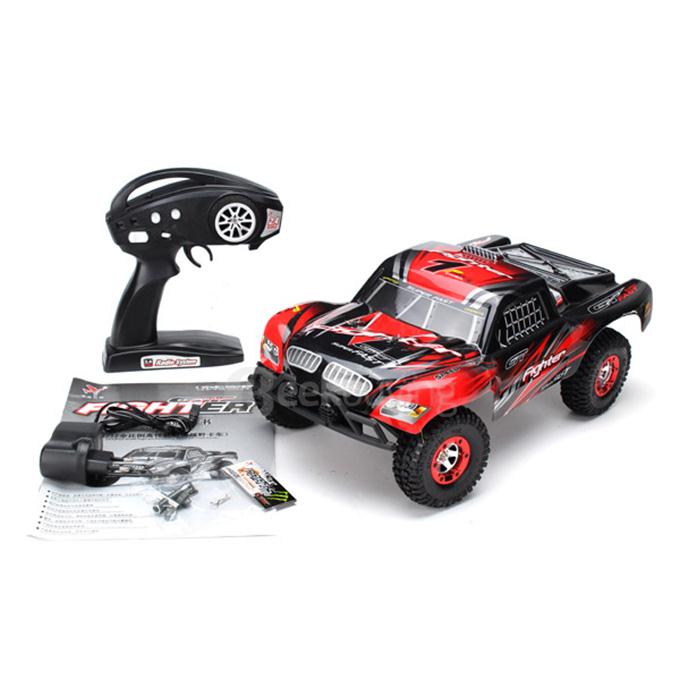 Feiyue FY01 Fighter 1/12 Off Road Racer 2.4G 4WD 40KM/H Short-Course Truck RC Car - Red