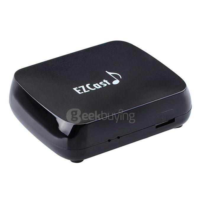 M7 Wi-Fi Audio Music Streamer Receiver HD Media Box Wi-Fi Support Qplay DLAN AirPlay EZCast - Black