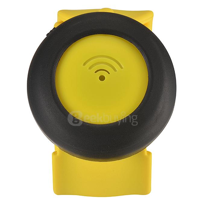 HAVIR HV-102 Waterproof Toddler Kids Bluetooth 4.0 Anti-lost Safety Alarm Wristband for iOS and Android OS - Yellow