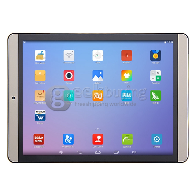Onda V989 Air Android 4.4 Allwinner A83T Octa Core 2.0GHz 9.7 Inch Tablet PC 2GB/16GB Air Retina 2048*1536 HDMI Miracast WiFi - Black + Golden