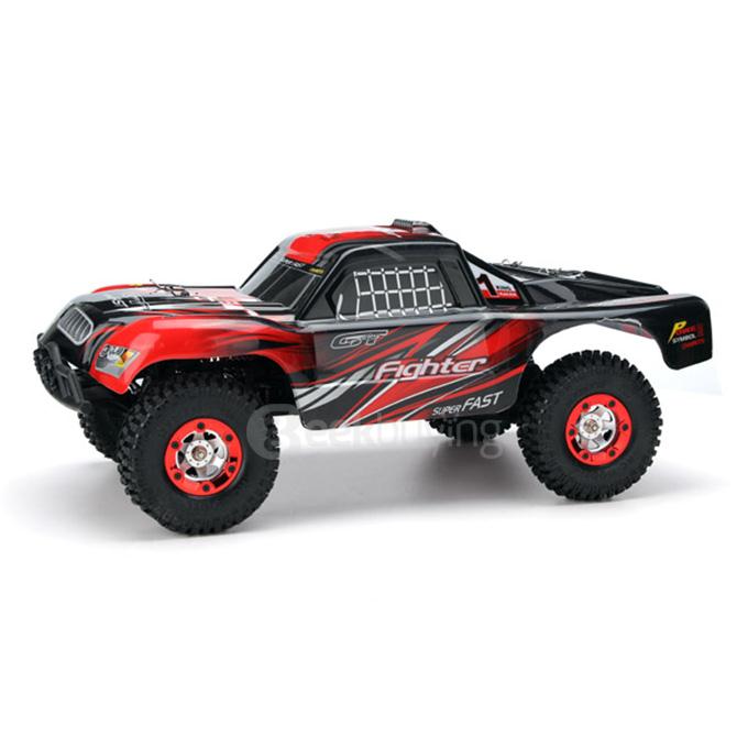 Feiyue FY01 Fighter 1/12 Off Road Racer 2.4G 4WD 40KM/H Short-Course Truck RC Car - Red
