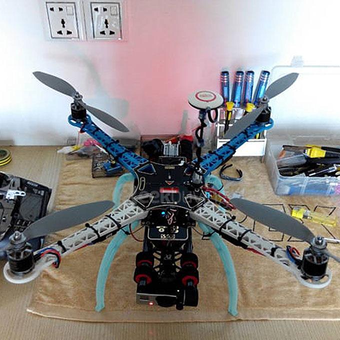 S500 PCB Version 4Axis Quadrocopter Frame Chassis With High Landing Gear