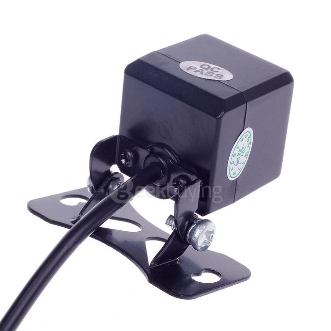 XY-1668 Universal IP66 Waterproof CCD Car Rearview Camera - Black