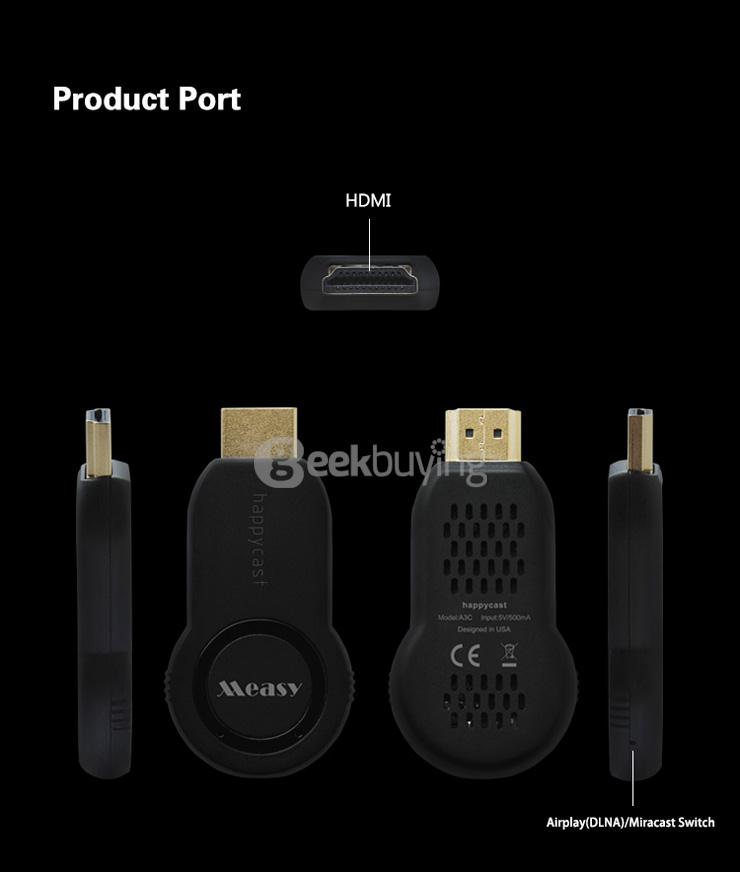 Measy A3C RK2928 WIFI Dongle DLNA Miracast Airplay