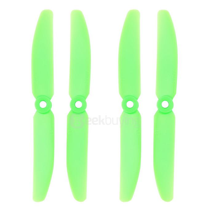GemFan HD HQ 5045 5x4.5 CW CCW Propeller For QAV250 Mini Quadcopter - Green
