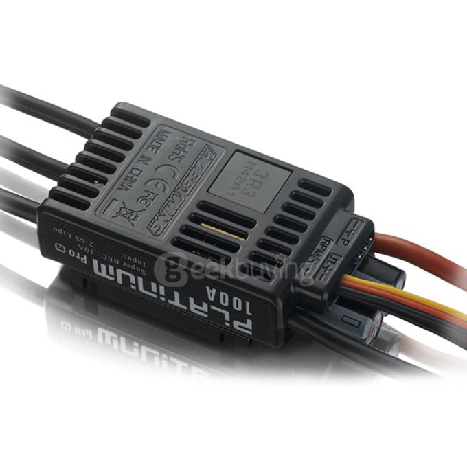 Hobbywing Platinum Series ESC Platinum-100A-V3 Professional High Performance ESC 100A 2-6S For 480-550 Class Helicopters