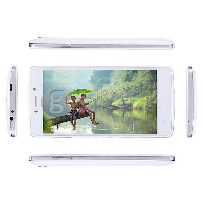 Mlais MX Base 5.0inch 64 BIT 4G FDD-LTE Android 5.1 Smartphone MTK6735 Quad Core 2GB RAM 16GB ROM 4300mAh Battery - White