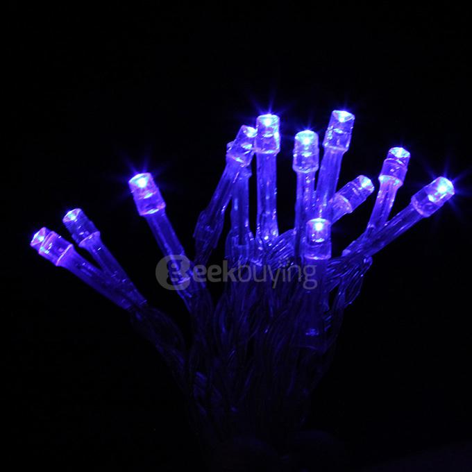20 LED String Lights LED Strips Battery Operated Lamp For Bedroom Decoration Wedding Christmas Party - Blue