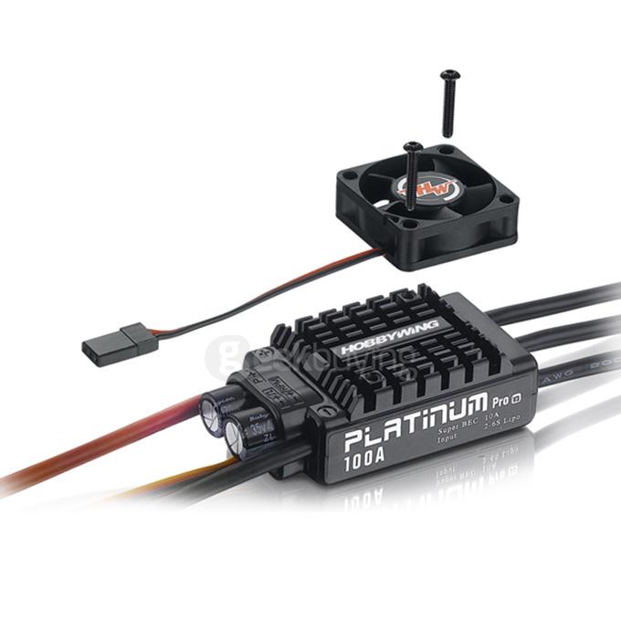 Hobbywing Platinum Series ESC Platinum-100A-V3 Professional High Performance ESC 100A 2-6S For 480-550 Class Helicopters