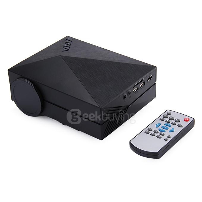 GM60 LED FHD Projector 1000LM 1080P Multimedia Player USB SD VGA HDMI AV for Home Office Outdoor