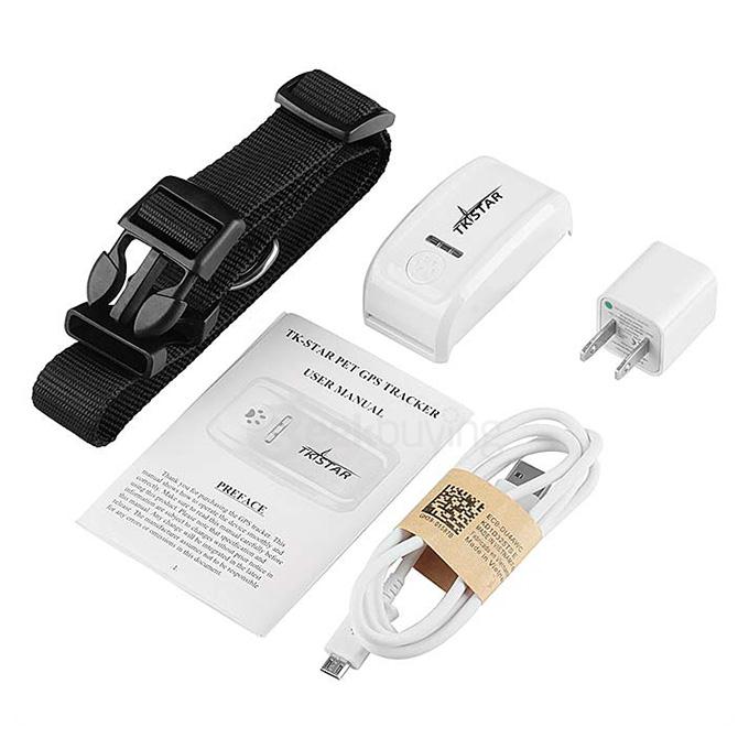 TK-STAR Smart Pet Tracker iPhone Android APP Tracking Real Time GSM GPS w/ Electronic Fence