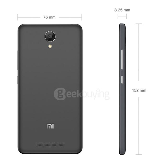 Xiaomi Redmi Note 2 Prime 4G 5.5 Inch FHD 2GB 32GB Smartphone 64bit Helio X10 Octa Core 3060mAh 13.0MP - Gray