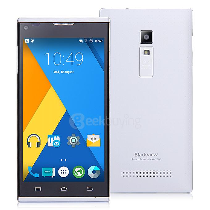 Blackview Crown 5.0Inch Android 5.1.1 1GB+8GB Smartphone MT6592W Octa Core 1.7GHz 13.0MP 3G/GPS IPS HD - White