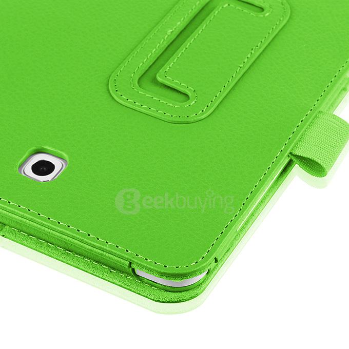Foldable Leather Stand Cover Case with Holder For Samsung GALAXY Tab S2 8.0 Inch Tablets - Green