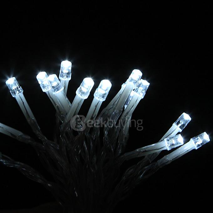 50 LED String Lights Battery Operated Light Strips for Christmas Wedding Birthday Party - White
