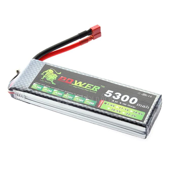 7.4V 5200mA 2S LiPo Battery Traxxas Plug 35C Burst 1/8 1/10 For RC Car Truck