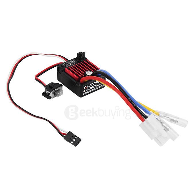 Quicrun QR-WP-1060 60A Neu ESC Regler For 1/10 Touring Car Buggy Tank Rock Crawler Short Course Truck Monster
