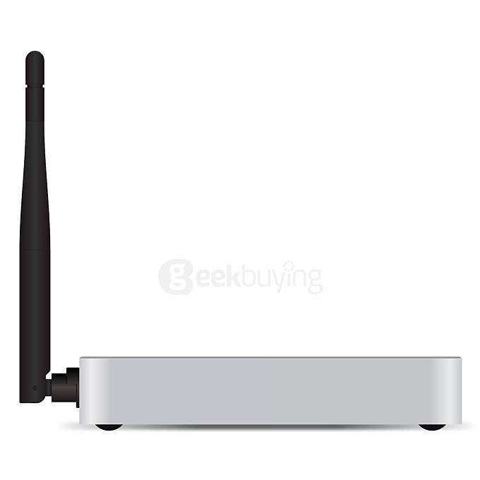 GTQ Android 5.1 4K Media Player S812 Quad Core 2G/8G 2.4G/5.8G WIFI Gigabit LAN Bluetooth4.0 H,265 HDMI OTG - White