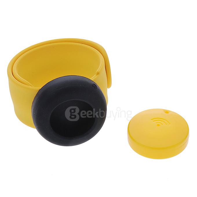 HAVIR HV-102 Waterproof Toddler Kids Bluetooth 4.0 Anti-lost Safety Alarm Wristband for iOS and Android OS - Yellow