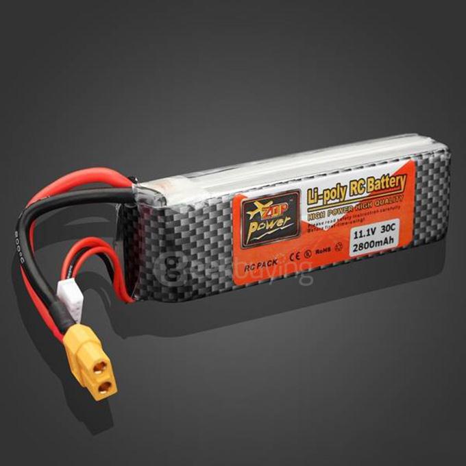 ZOP Power 11.1V 2800mAh 30C Lipo Battery XT60 Plug
