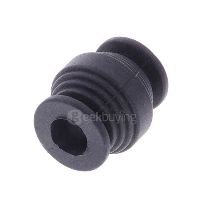 Elastic Dual Head Anti-vibration Rubber Ball Shock Absorber for FPV Gimbal PTZ 10Pcs - Black