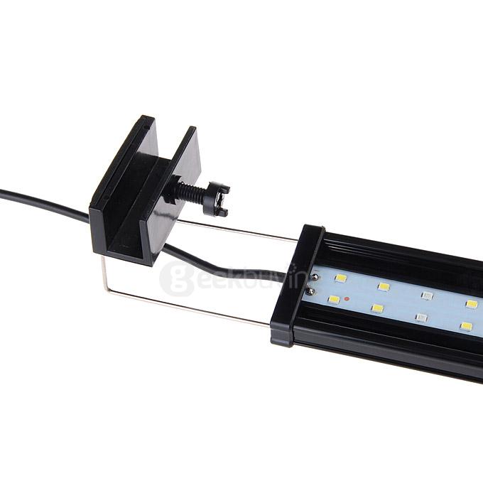 DEE-20L 5W 25-LED Blue White Light Clip Lamp for Aquarium - Black