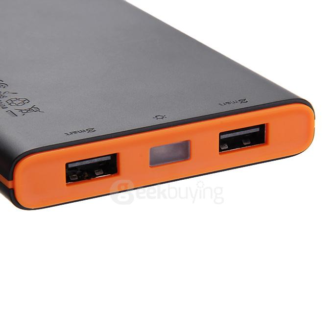 EasyAcc Classic 10000mAh Power Bank Brilliant External Battery Pack With Dual USB Micro USB for iPhone Samsung HTC LG