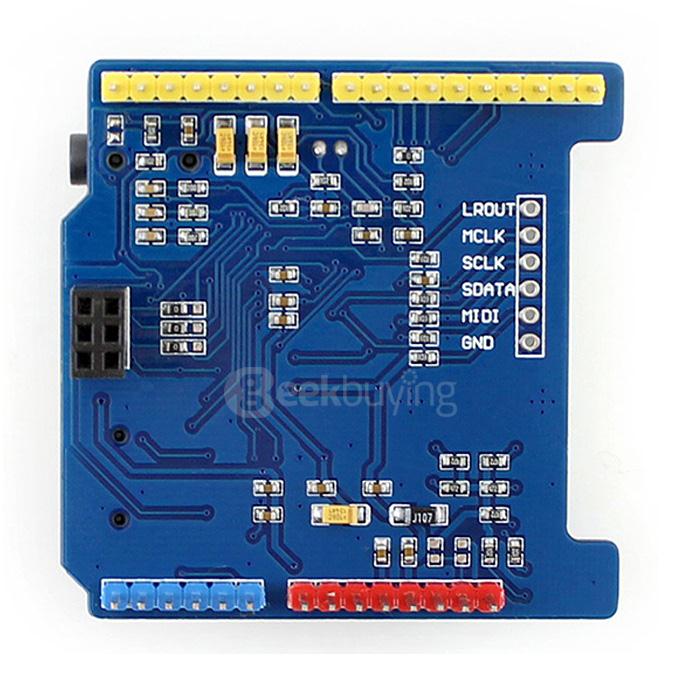 Music Shield for Arduino Development Audio Play/Record VS1053B Onboard