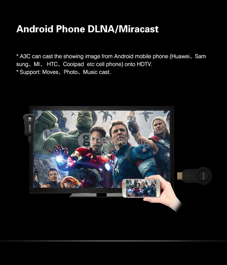 Measy A3C RK2928 WIFI Dongle DLNA Miracast Airplay