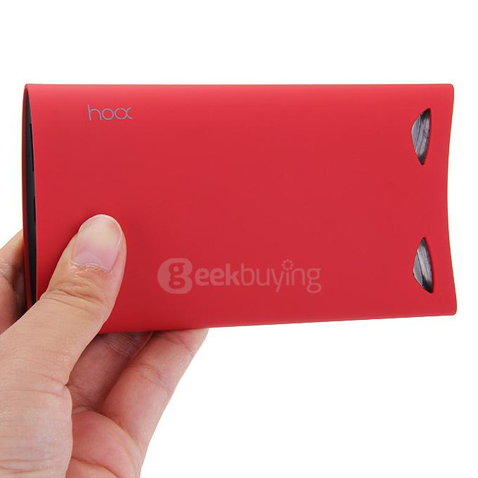 Hoox C12 Cool Baby Series 8000mAh Power Bank Quick Charge Dual USB for iPhone 6 Samsung S6 HTC One M9 MP3 MP4 - Red