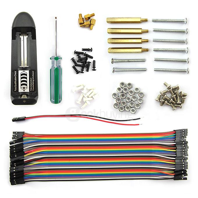 4WD Bluetooth Controlled Smart Robot Car Kits W/ Installation Tutorial for Arduino