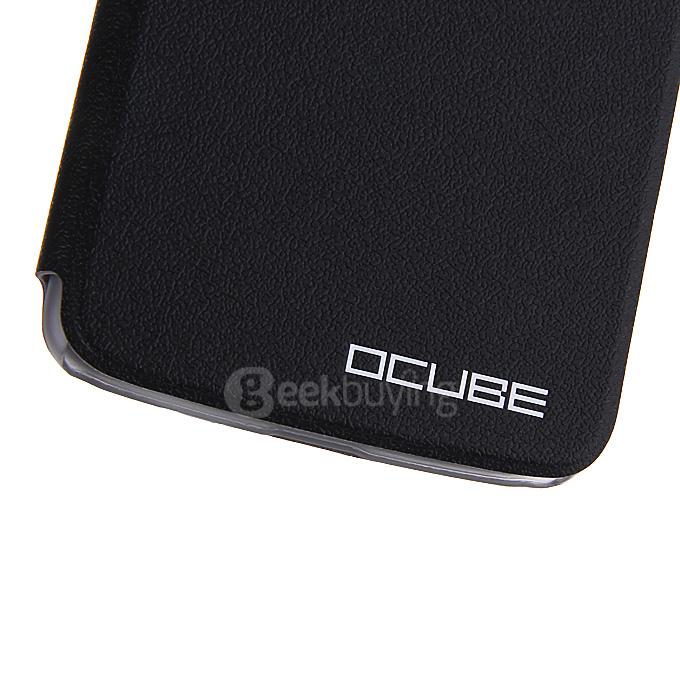 Protective Hard Cover Flip Stand Leather Case for Elephone P8000 Smartphone - Black